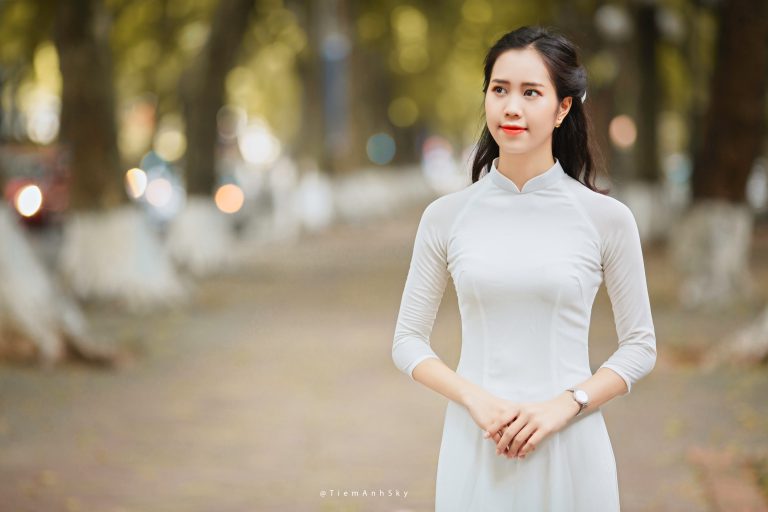 Bộ Ảnh Áo Dài Mùa Thu Hà Nội