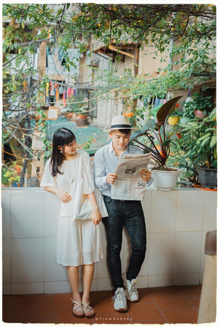 Chụp Ảnh Couple Vintage Màu Film